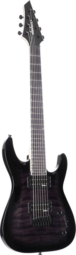 Jackson JS Series Dinky Arch Top JS22Q-7 DKA HT AM Transparent Black Burst - Elektrische gitaar