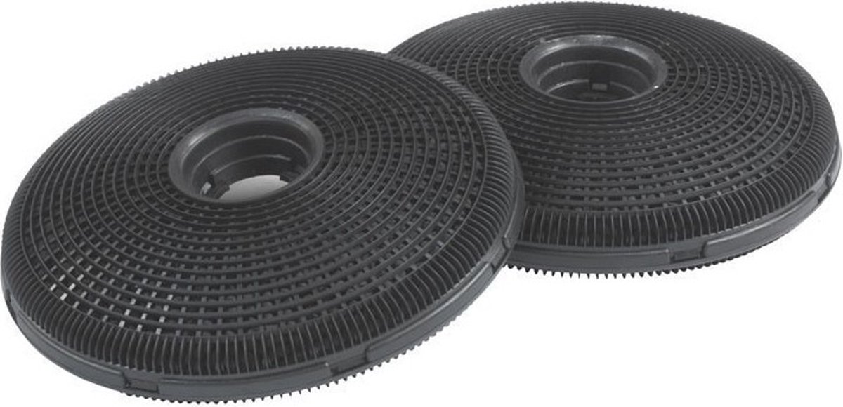AllSpares Koolstoffilter (2st.) voor afzuigkappen geschikt voor o.a. AEG-Electrolux Type 190 / ECFB02ST / ECFBLL01 en Boretti KF801 (Ø190mm)