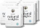 C-Lights Natuurlijke Theelichtjes - 200 stuks - Vegan - Hoge kwaliteit - Composteerbare cups