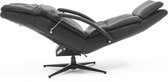 Zero Gravity Relaxstoel - zwart - leder - draaibaar - elektrisch met zero gravity relaxfunctie