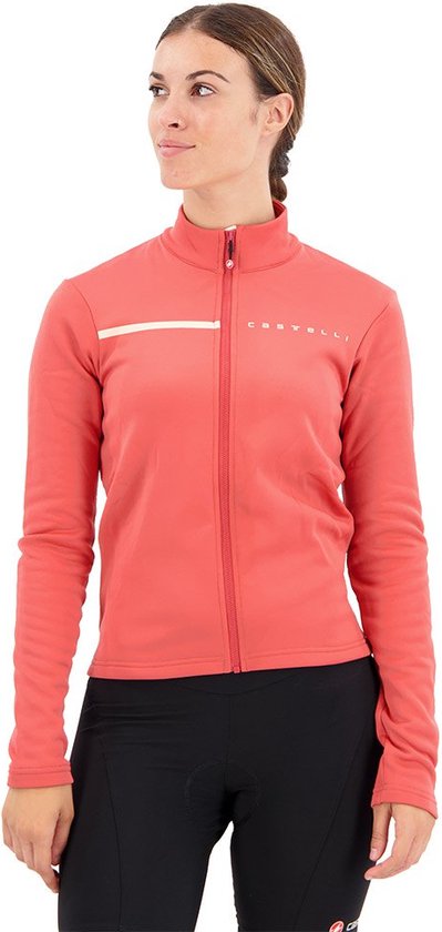 Castelli Sinergia 2 Fz Jersey Met Lange Mouwen Oranje L Vrouw