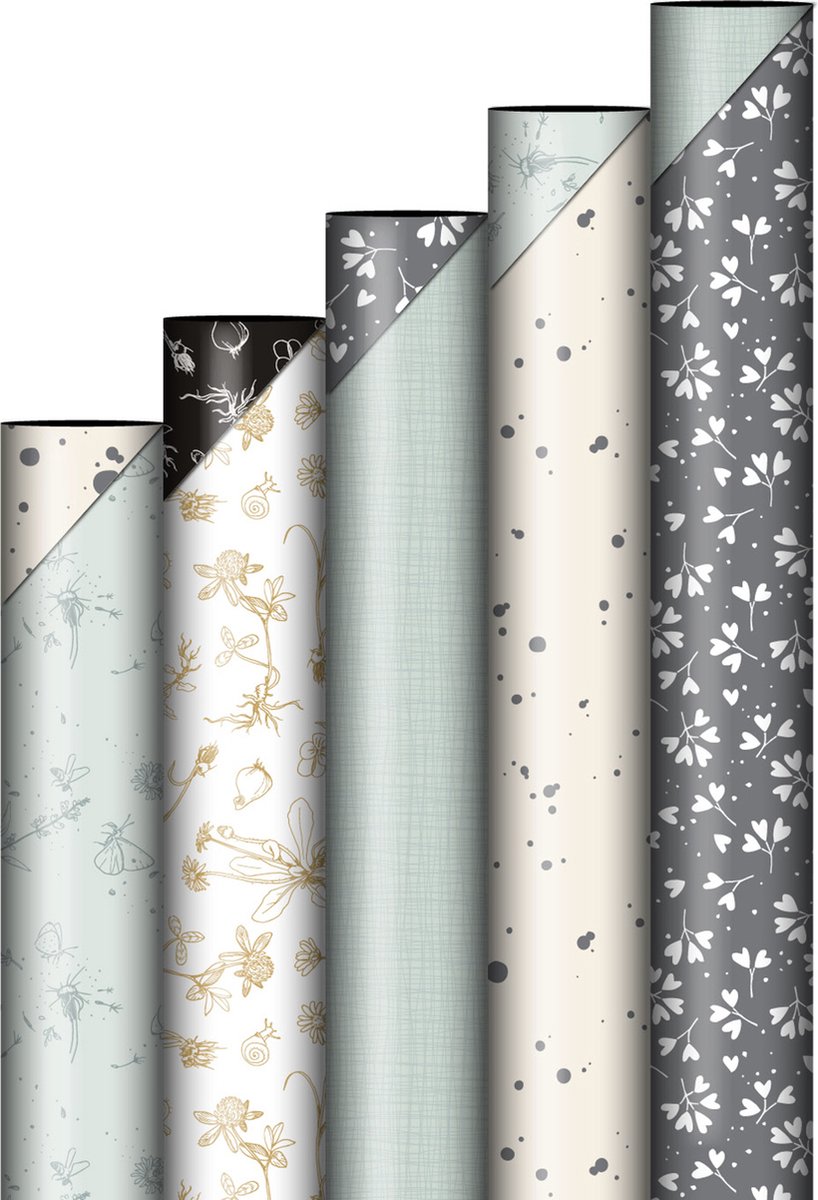 Rollen cadeaupapier SIGNS OF SUMMER