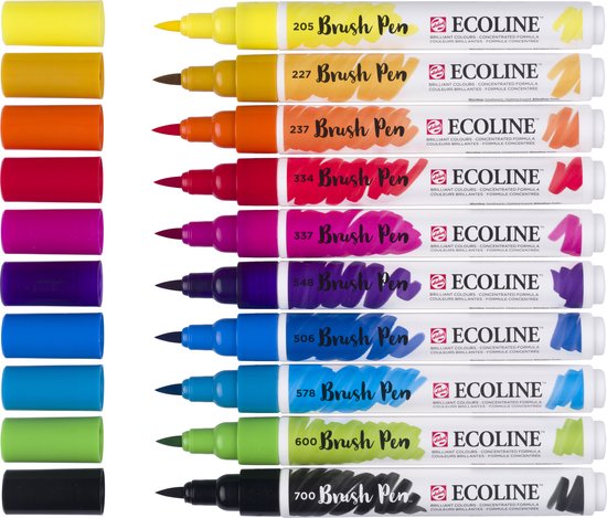 Talens Ecoline Brush Pen - 10 stuks - Talens