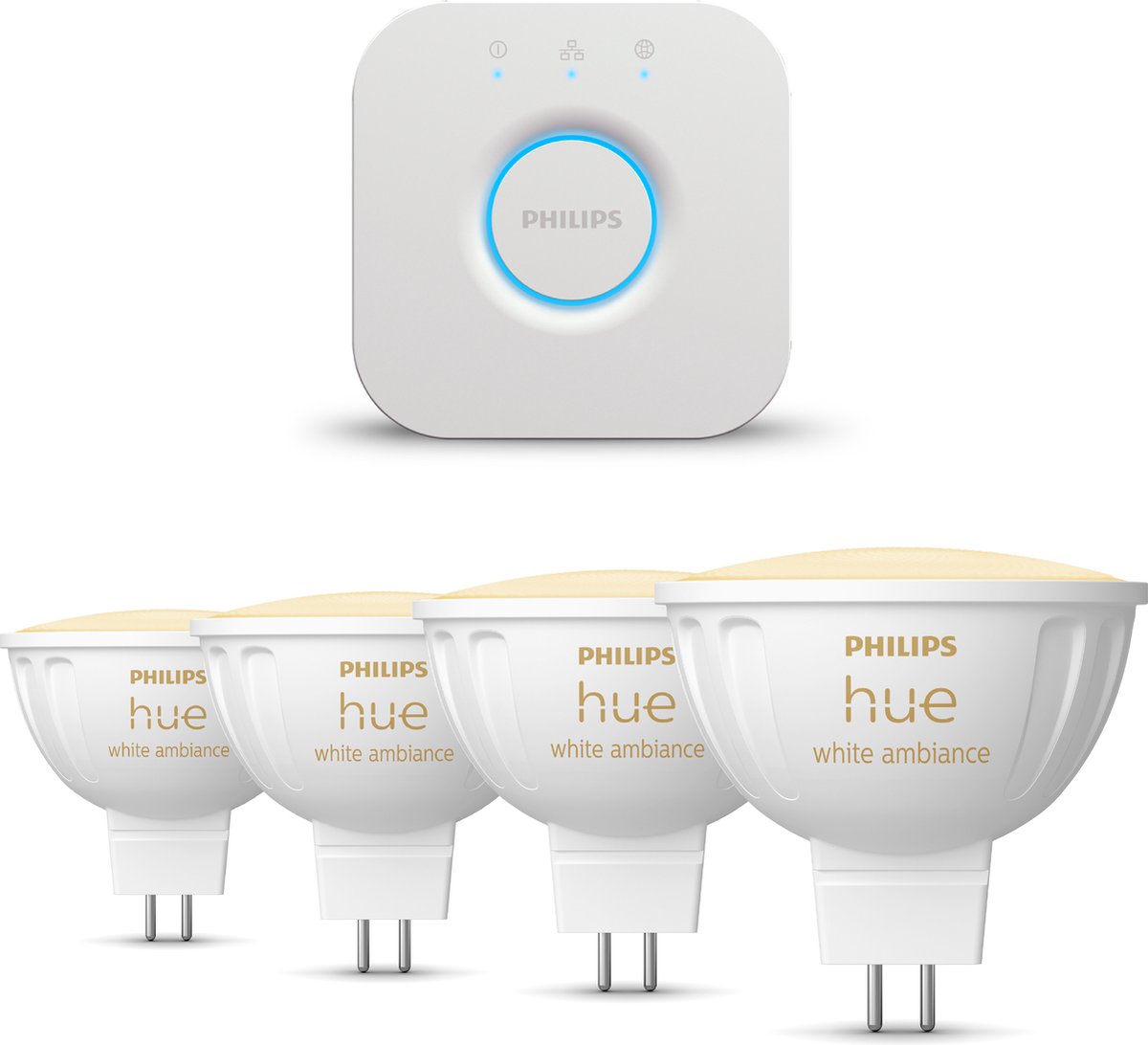Philips Hue Starterspakket White Ambiance Gu5.3 En Bridge
