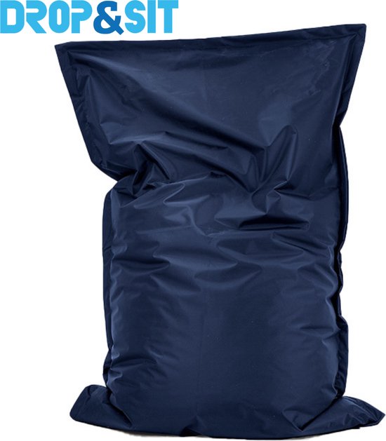Drop & Sit Nylon - Bleu Foncé - 100 x 150 cm - intérieur et extérieur