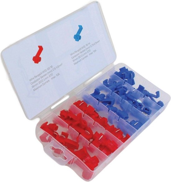 Assortiment de connecteurs ASTA Scotch lock 50 pièces