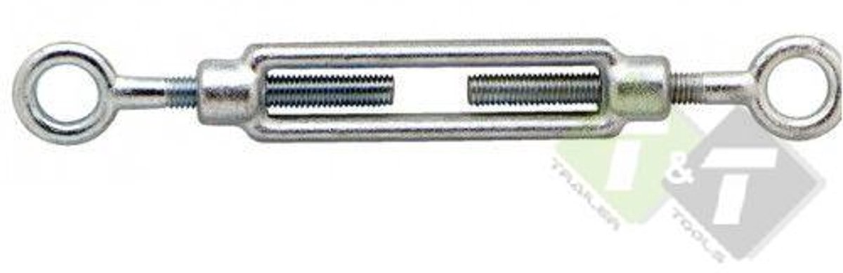 kabelspanner Oog-Oog 6 mm verzinkt