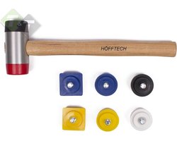 Hofftech Installatiehamer - 8-delig - Verwisselbare koppen - Hickory steel - Robuust en slijtvast