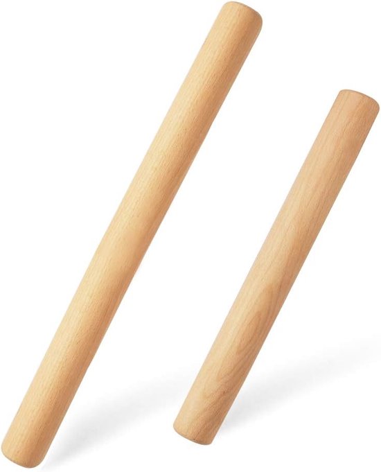 Gladde Roestvrijstalen Deegroller Brood Roller Pin Voor Het Bakken Van Fondant
