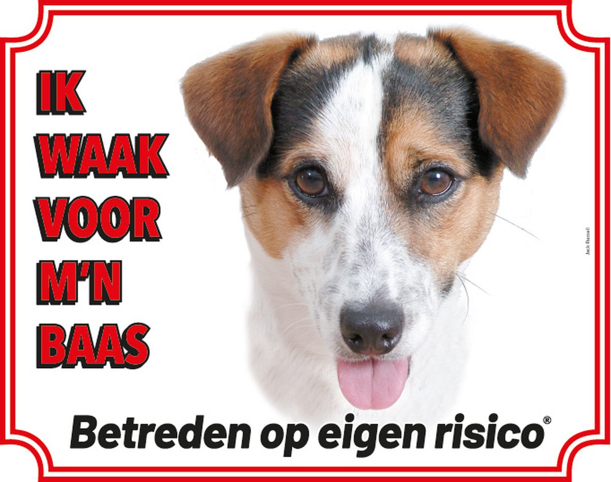 Bol.com Waakbord 20 Jack Russel 20x25cm aanbieding