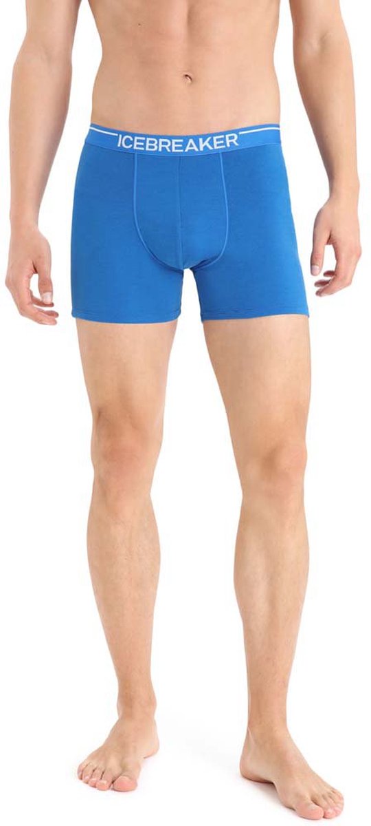Icebreaker Anatomica Boxers Blauw M Man