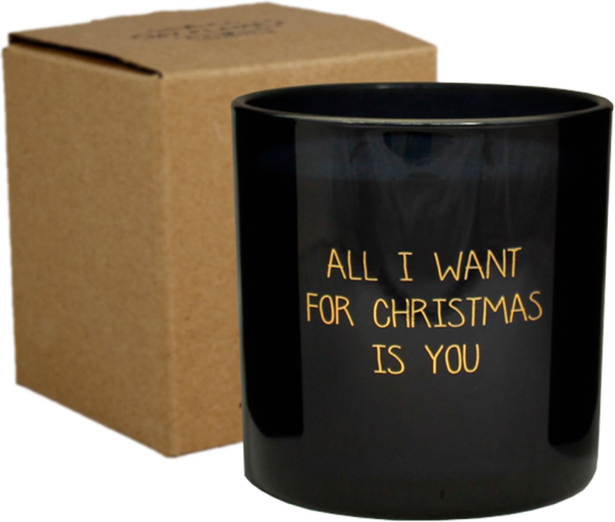 Kaars All I want for Christmas is you