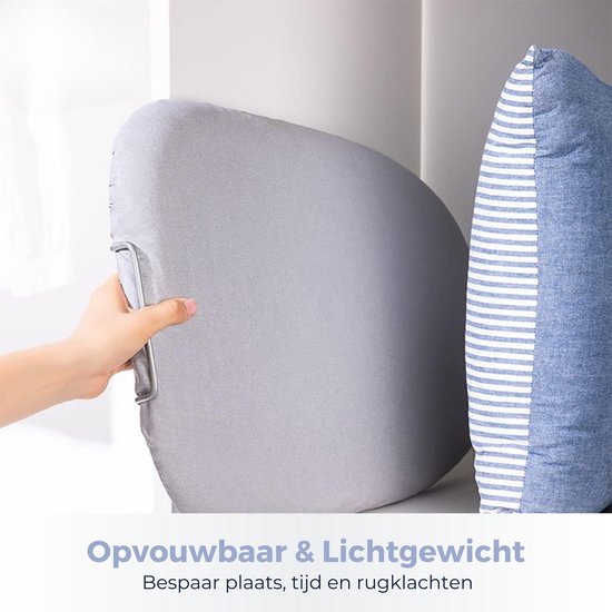 NEWFUN Opvouwbare strijkplank, ruimtebesparend, tafelpoten