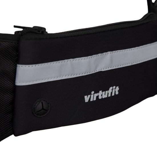 VirtuFit Bottle Belt - 2 x 300 ml - Hardloopriem - Hardloopriem met Drinkflesjes - Sport Heupband - Virtufit