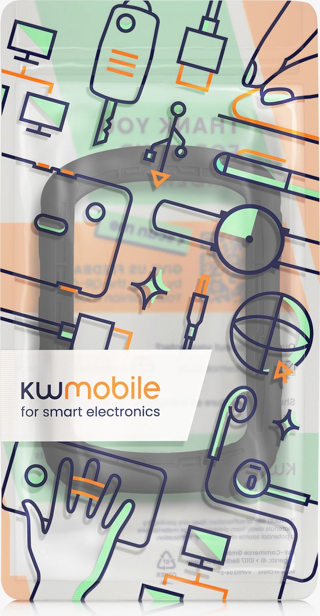 kwmobile hoes geschikt voor Garmin Edge 840 / Edge 540 - Siliconen beschermhoes voor fietsnavigatie - zwart van kwmobile — afbeelding 5