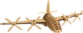 3D Model Karton Puzzel - Vliegtuig Turboprop Wanddecoratie - DIY Hobby Knutsellen - 78x20x28cm