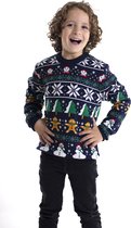 Foute Kersttrui Kinderen - Christmas Sweater Kids - Kerst Trui Kinderen Maat 9-10 jaar