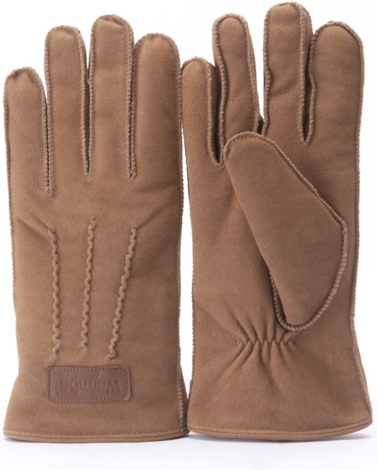 Gants Femme Warmbat Chèvre Daim - Cognac - Taille L