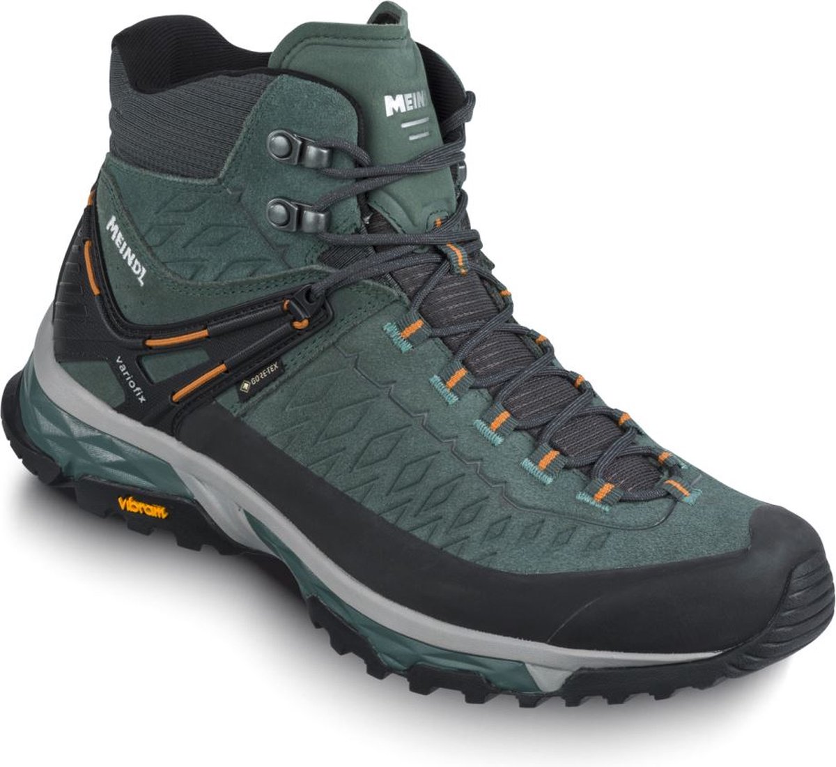 Meindl Top Trail Mid Gtx Heren Hoge Wandelschoen Loden/ 8 5 Multicolor