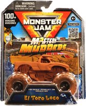 Hot Wheels Monster Jam truck El Toro Loco Mystery Mudders - monstertruck 9 cm schaal 1:64