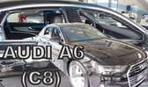 Audi A6 (type C8) SEDAN/LIMOUSINE 4-deurs donkere zijwindschermen set 4-delig tbv model VANAF 2018 pasvorm Team Heko