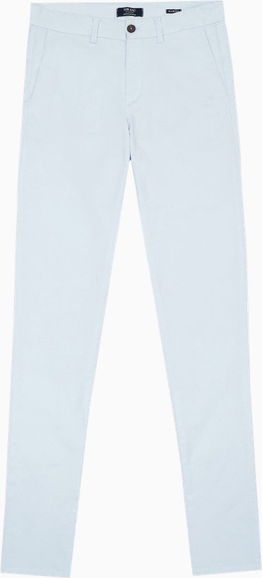 Mr Jac - Broek - Heren - Slim fit - Chino - Garment Dyed - Pima Katoen - Licht Blauw - Maat W36 L32