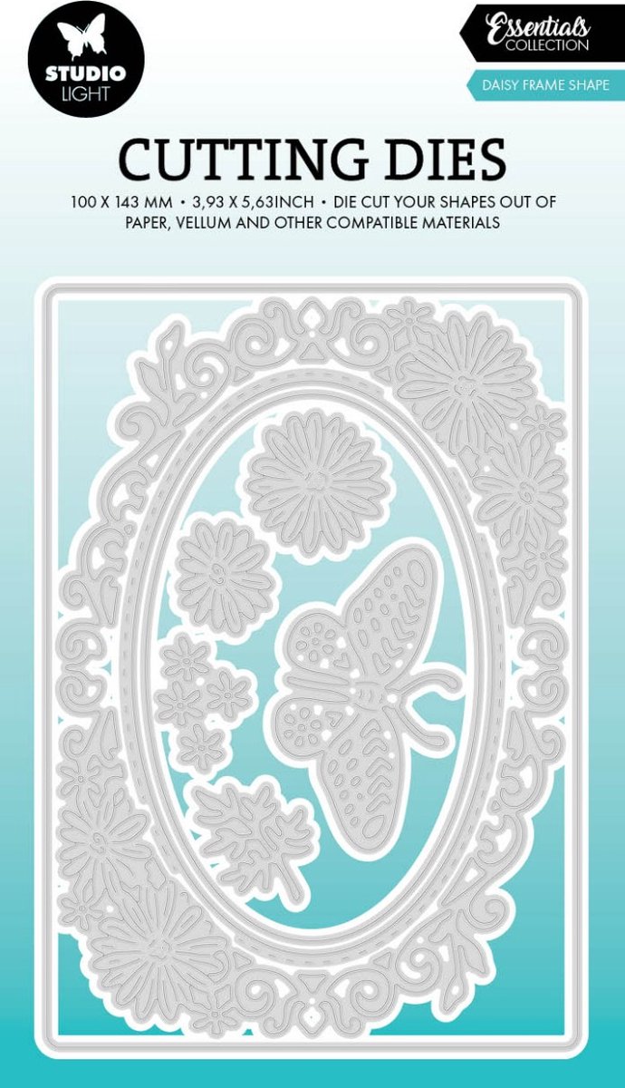 Cutting die Daisy frame shape - essentials nr. 768
