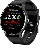 Kiraal Fit 5 - Smartwatch Women - Smartwatch Men - Podomètre - Plein écran - Fitness Tracker - Activity Tracker - Smartwatch Android & IOS - Zwart