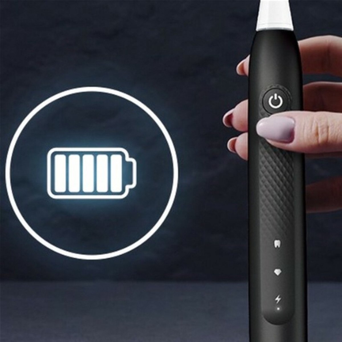 Oral-B Pulsonic Slim Clean 2000 Elektrische Tandenborstel Zwart - afbeelding 3