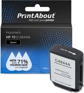PrintAbout huismerk Inktcartridge 10 (C4844A) Zwart geschikt voor HP