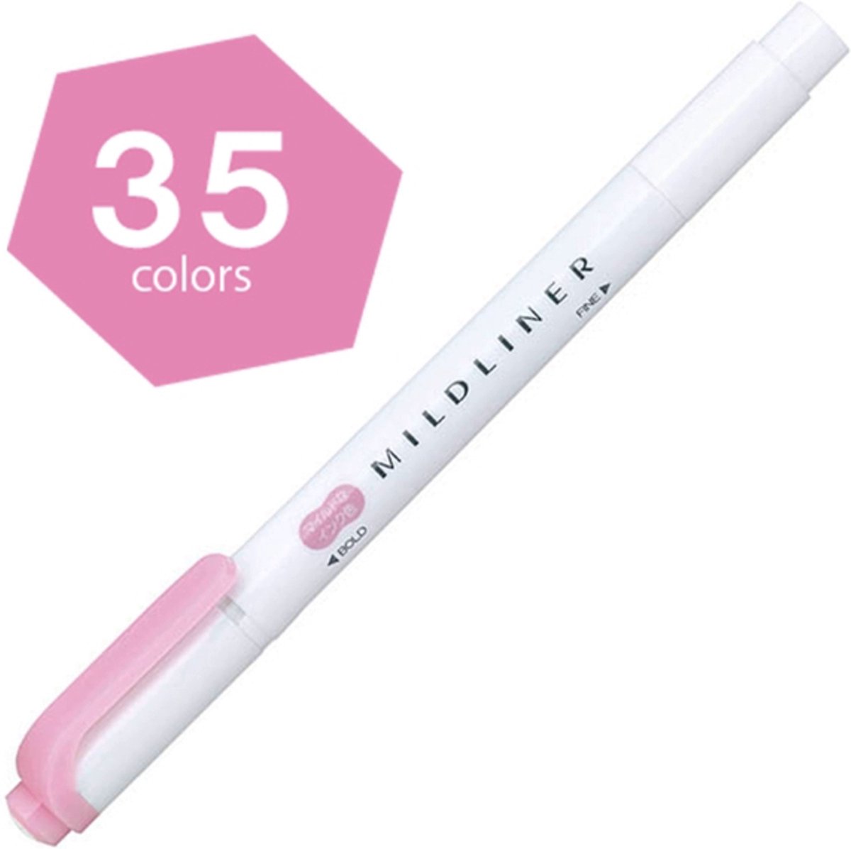 Zebra Mildliners Highlighters 35 stuks Limited Edition verpakt in een