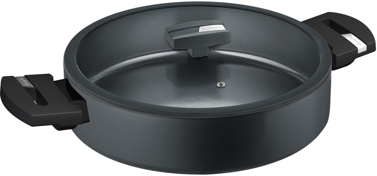 Berndes - B.Green - Braadpan - met Handvat - 28 cm - Gerecycled Aluminium - Zilver