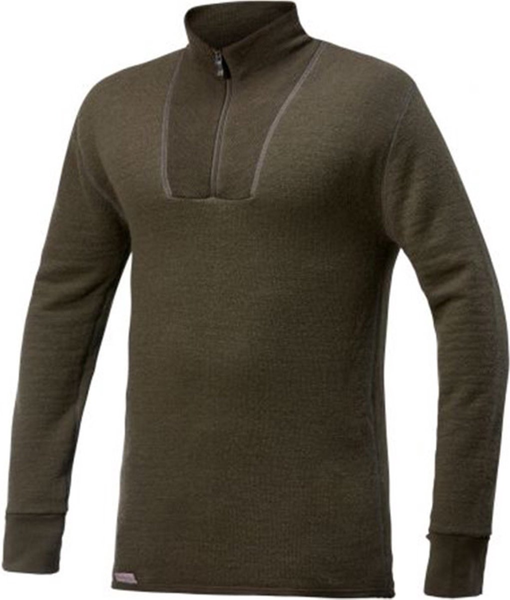 Woolpower Merino Base Layer Zip Turtleneck 200 - Dark Navy