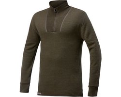 Woolpower Merino Base Layer Zip Turtleneck 200 - Dark Navy