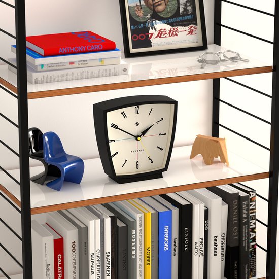 Newgate Odyssey Mantelklok Zwart | Stille Pendule