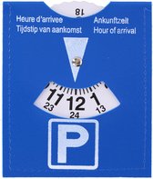 Parkeerschijf All Ride - Carte de stationnement Zone Bleue - 15 x 11 cm - Plastique