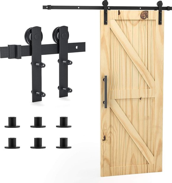 GPF0570.61 SCHUIFDEURRAIL ZWART 220 CM GPF0570.61 SCHUIFDEURRAIL ZWART 220 CM