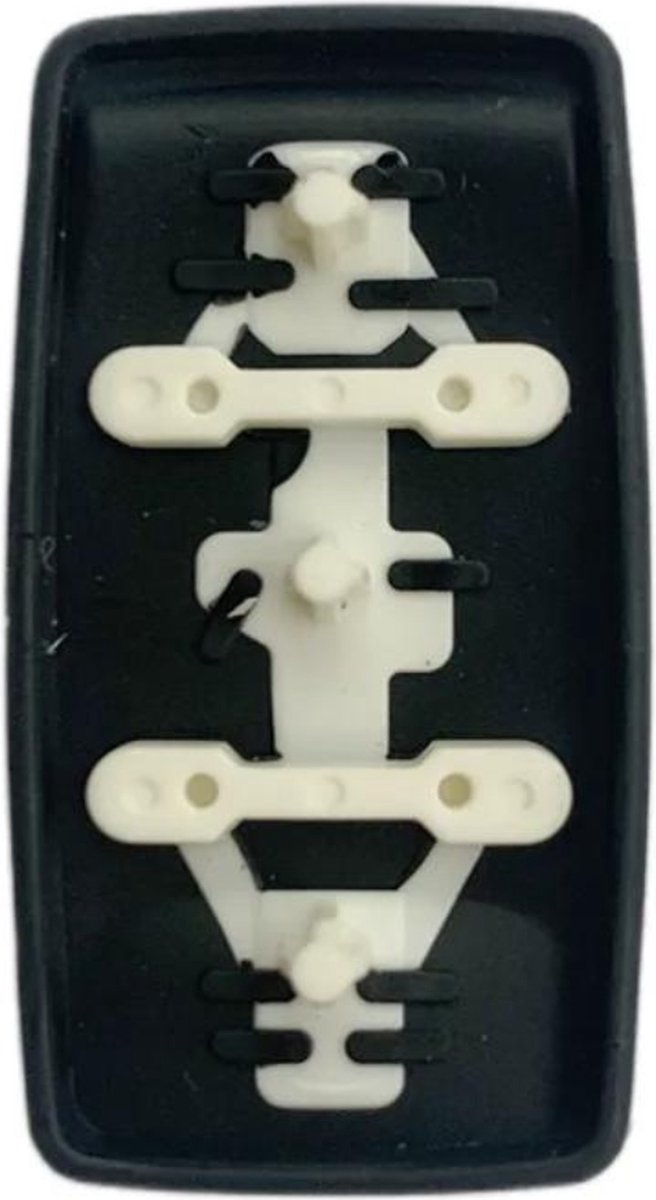 Lot De 2 Boutons Caoutchouc Pour Clé Voiture 3 Boutons - Compatible VW, Skoda, Seat - Remplacement Usure - 10