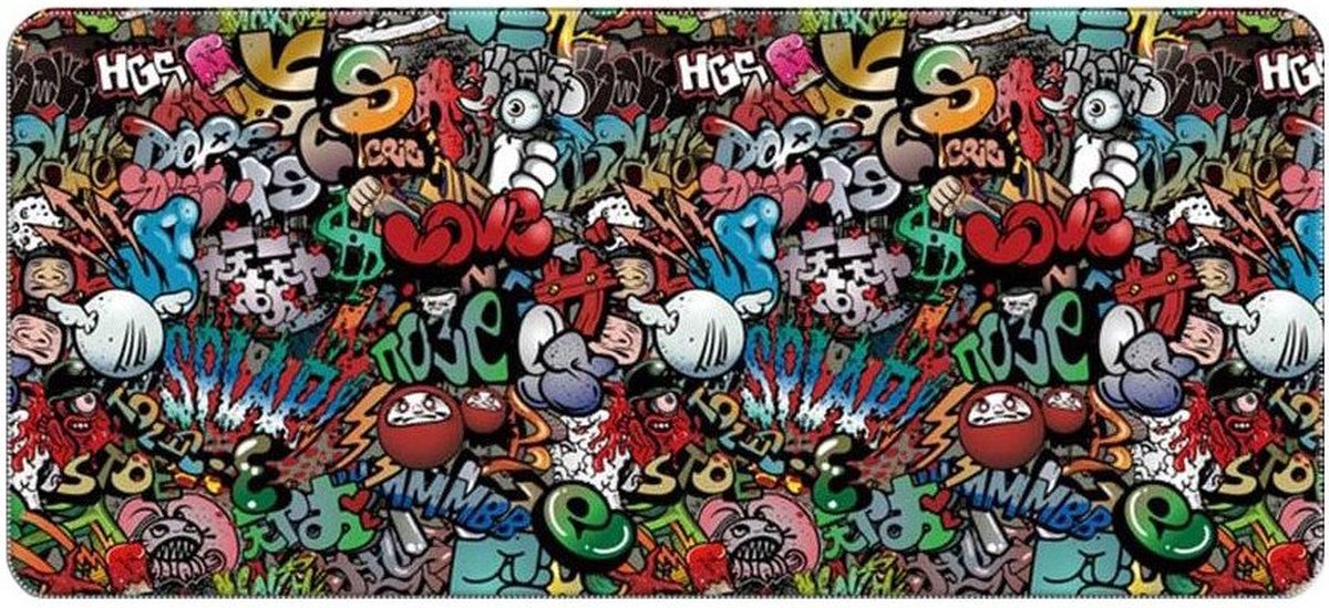Muismat, Graffiti - 89 x 40 cm