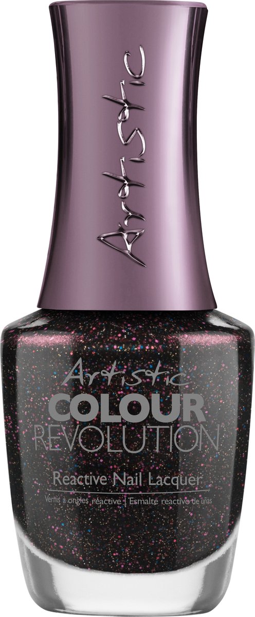 Goedkoopste Artistic Nail Design Colour Revolution 'Catch The Light' (Zwart Multi Micro Glitter