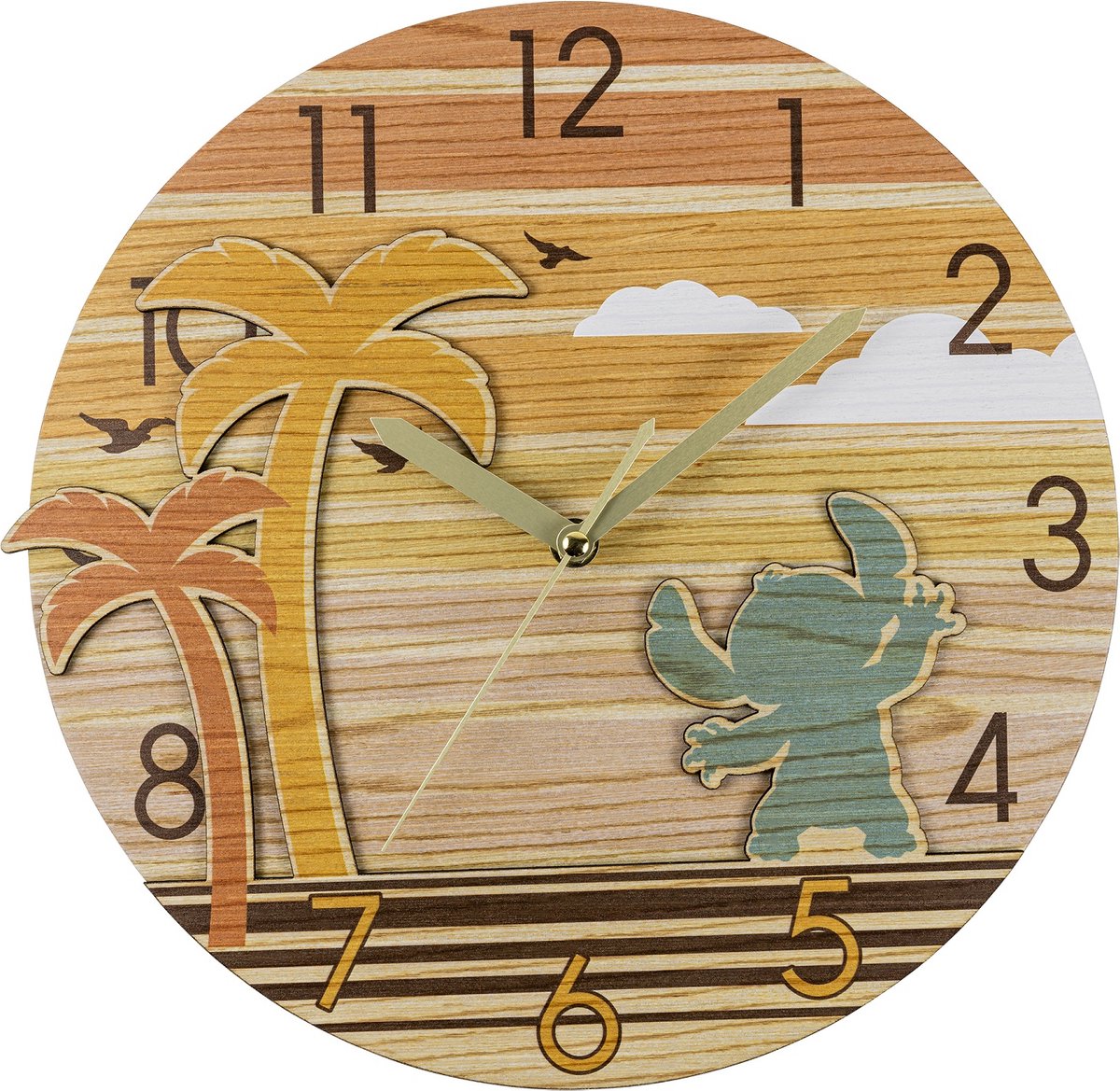 STITCH - Sunset - Metal Wall Clock