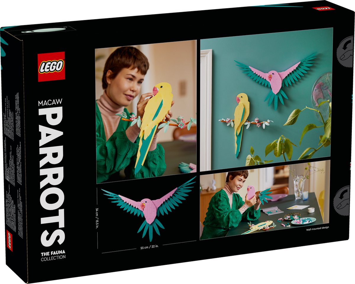 LEGO Art De Faunacollectie Kleurrijke papegaaien - 31211 — afbeelding 25