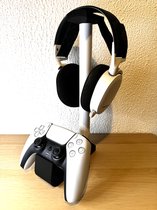 Universele controller en headset bureaustandaard - Gaming stand - Zwart/Wit