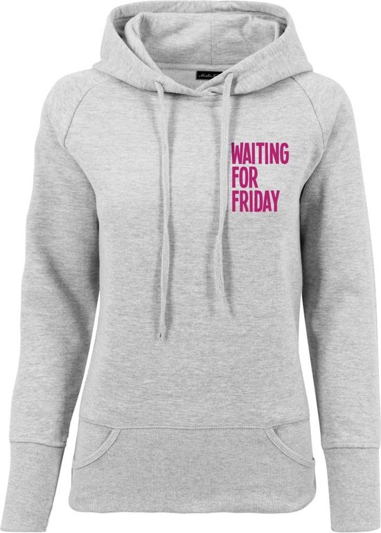 Mister Tee - Waiting For Friday Hoodie/trui - XS - Grijs