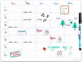 GreenStory - Familie week planbord - Familieagenda - Medium - 5 Personen - Sticky Whiteboard - Met Sticky Pen