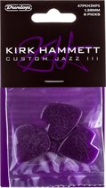 Dunlop Kirk Hammet Jazz III - Kirk H. Purple Sparkle Jazz zakje v. 6 stuks