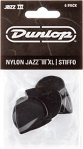 Jim Dunlop - Nylon Jazz III XL - Plectrum - 1.38 mm - 6-pack