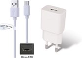 Chargeur 2A + 0 Micro USB 0,5m. Adaptateur chargeur adapté pour Tolino (Libris) eReader Epos, Epos 2, Page, Page 2, Shine 1 / 2 / 3 / 4, Tab 7, Tab 8, Tab 8.9, Vision 2 / 3 / 4 / 5