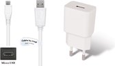 2A lader + 0,9m Micro USB kabel. Oplader adapter geschikt voor o.a. Samsung telefoon Galaxy J1, J1 Mini Prime, J2 Pro-Core, J3, J4, J4 Core, J5, J6, J6 Plus, J7, J8, Core, Express, Pocket, On 5, On5 Pro, On 6