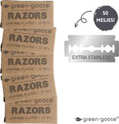 50 mesjes voor Safety Razor | 50 stuks Double Edge Blades voor Klassiek Scheermes | Losse Safety Razor mesjes